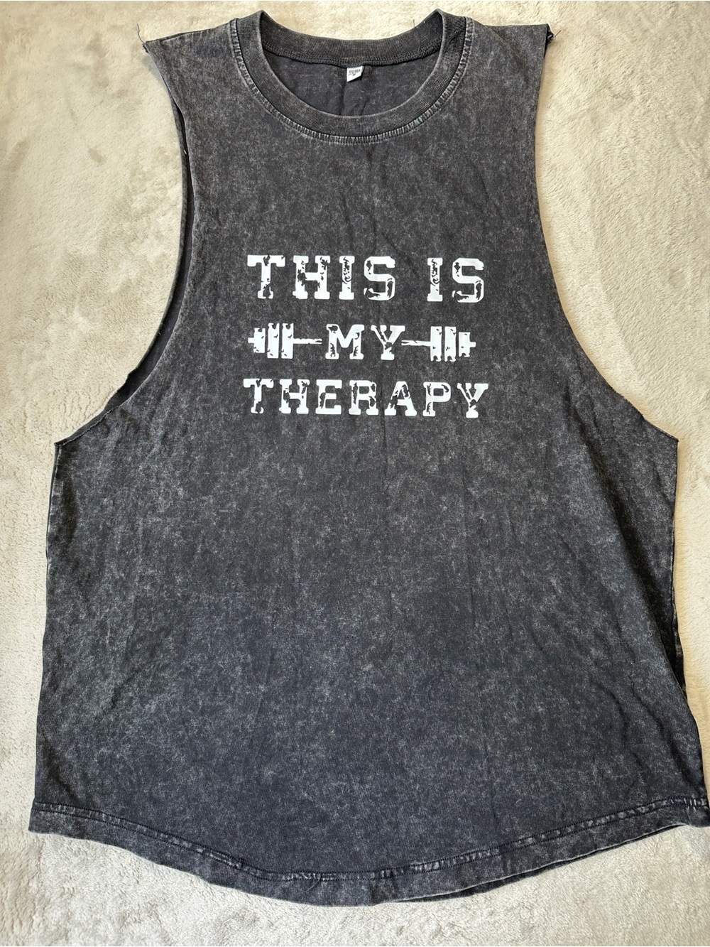 This Is My Therapy Women's Muscle Tank - Black